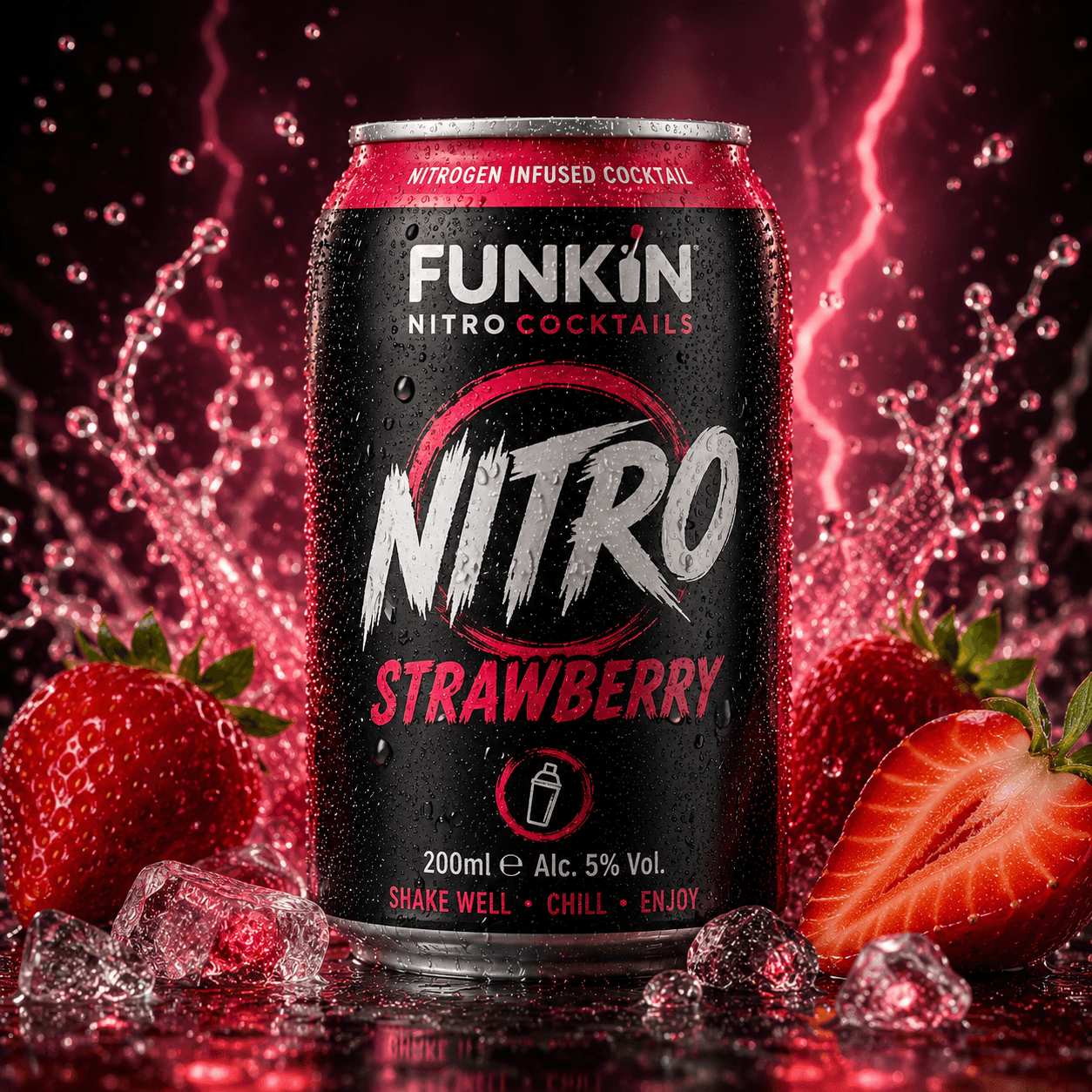 Funkin Nitro Strawberry 200ml