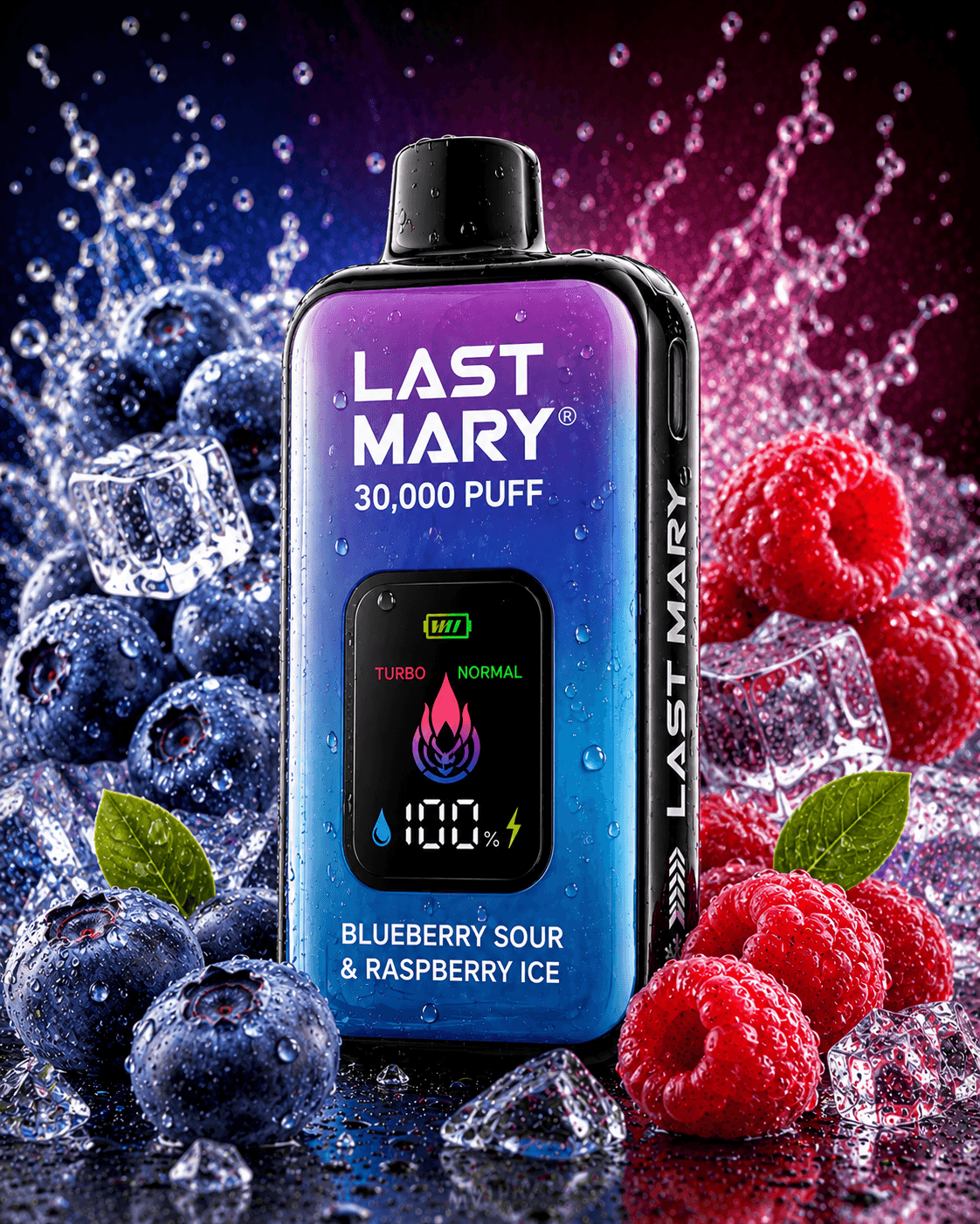 Last Mary 30000 Blueberry Sour & Raspberry Ice