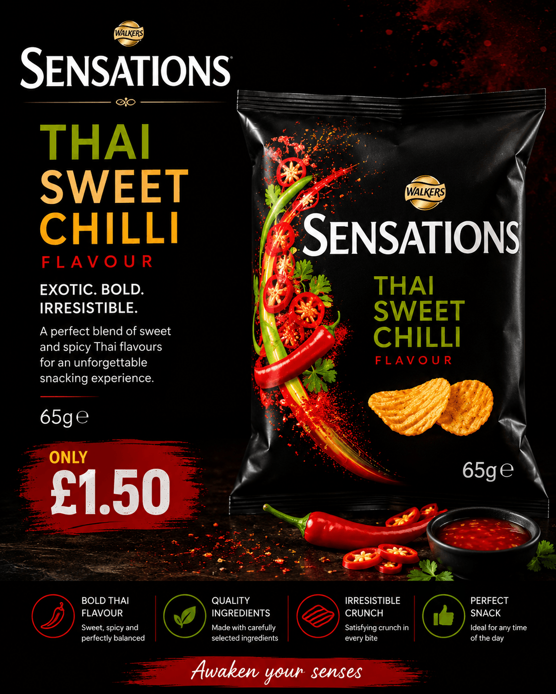 Sensation Thai Sweet Chilli 65gm