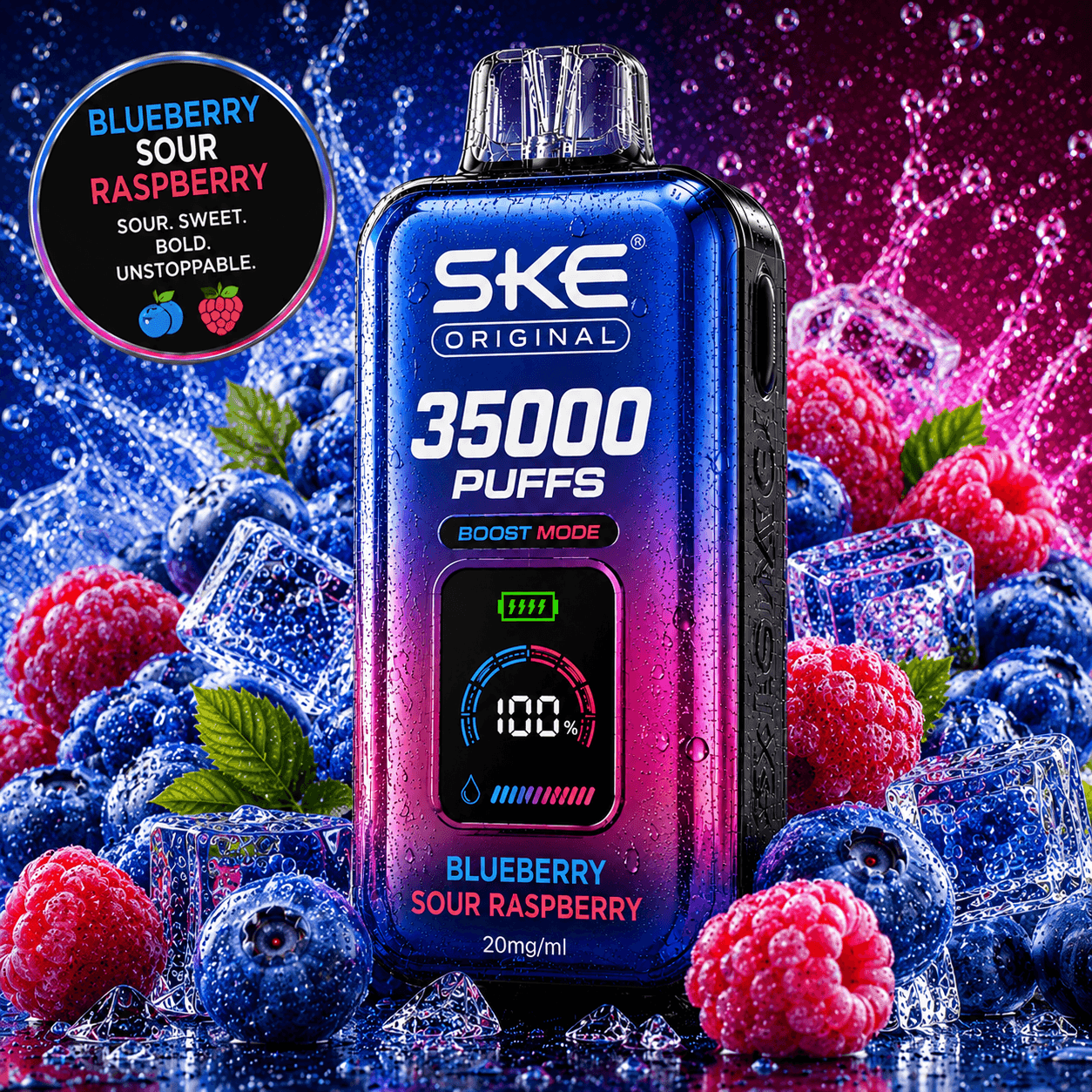 SKE Original Blueberry Sour Raspberry